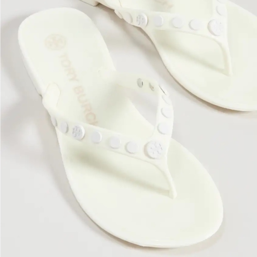 NIB Tory Burch Studded Jelly Thongs
